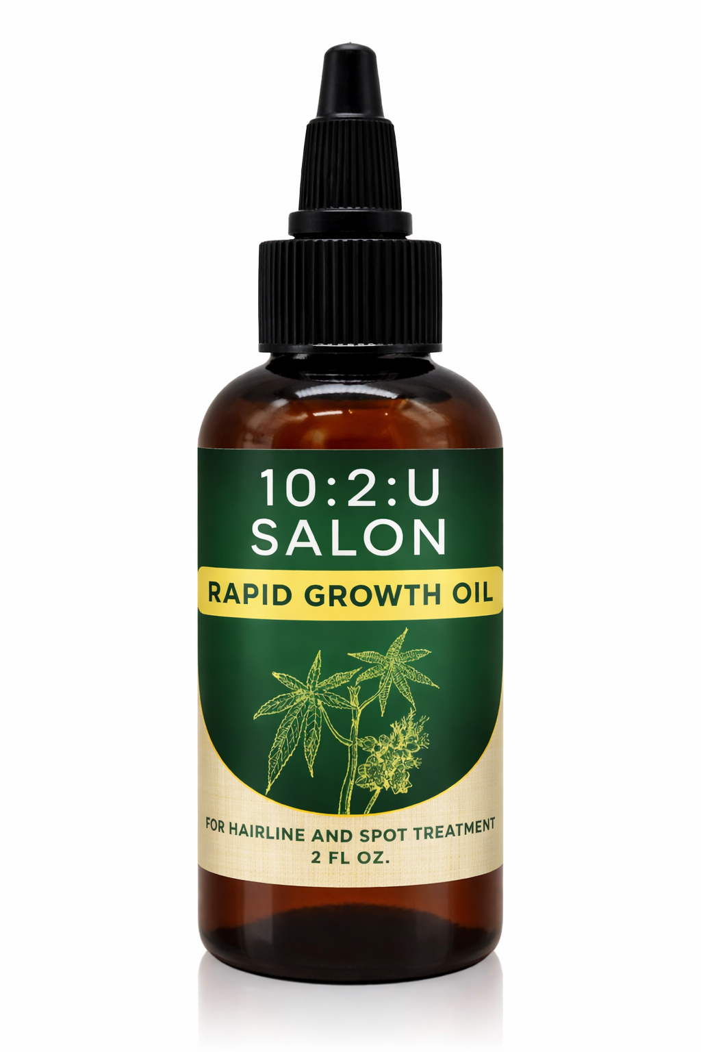 Handcrafted Blends of Organic Castor Oil with Rosemary - 2 FL Oz Scalp, Hair& Skin for All Hair Types