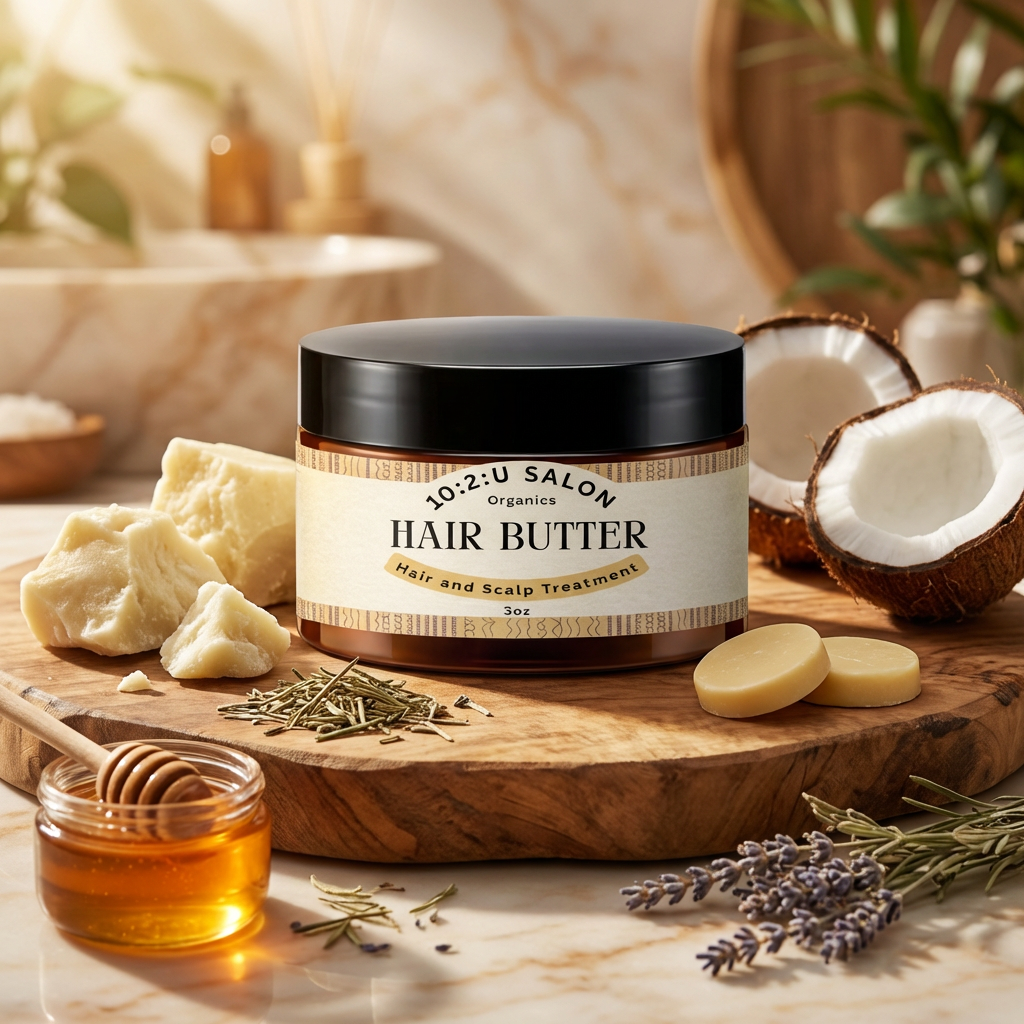 Organic African Shea Butter infused with Castor Oil 3oz, Stimulated Hair Growth and Moisturizes All Hair types and textures.