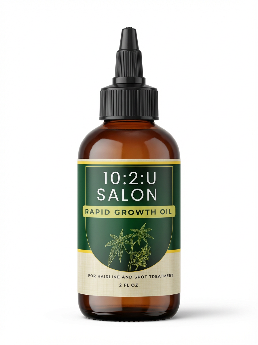 Handcrafted Blends of Organic Castor Oil with Rosemary - 2 FL Oz Scalp, Hair& Skin for All Hair Types